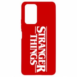 Чехол для Xiaomi Redmi Note 10 Pro Stragner Things Logo - PrintSalon