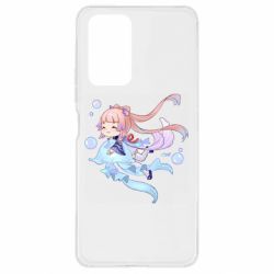 Чохол для Xiaomi Redmi Note 10 Pro Swimming Kokomi - PrintSalon