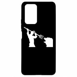 Чехол для Xiaomi Redmi Note 10 Pro Тризубом по морде - PrintSalon