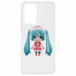 Чехол для Xiaomi Redmi Note 10 Pro Winter Hatsune Miku - PrintSalon
