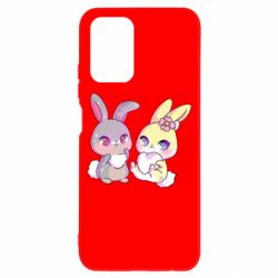 Чехол для Xiaomi Redmi Note 10 4G/10s Rabbits In Love - PrintSalon