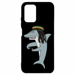 Чехол для Xiaomi Redmi Note 10 4G/10s Shark Rastaman - PrintSalon