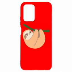 Чехол для Xiaomi Redmi Note 10 4G/10s Sloth on a branch - PrintSalon