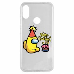 Чохол для Xiaomi Redmi Note 7 Among Us Happy Birthday - PrintSalon