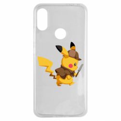Чехол для Xiaomi Redmi Note 7 Cute Detective Pikachu - PrintSalon