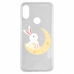 Чехол для Xiaomi Redmi Note 7 Cute rabbit on the moon - PrintSalon