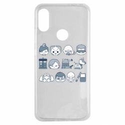 Чехол для Xiaomi Redmi Note 7 Doctor who icons - PrintSalon