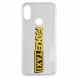 Чехол для Xiaomi Redmi Note 7 Fake taxi logo 2 - PrintSalon