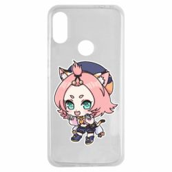 Чехол для Xiaomi Redmi Note 7 Genshin Impact chibi Diona - PrintSalon