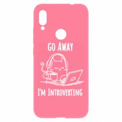 Чехол для Xiaomi Redmi Note 7 Go away i'm introverting - PrintSalon