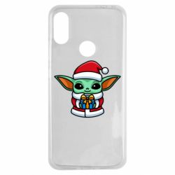 Чехол для Xiaomi Redmi Note 7 Grogu Santa Claus - PrintSalon