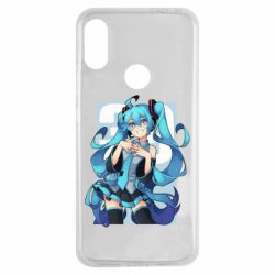 Чехол для Xiaomi Redmi Note 7 Hatsune Miku art - PrintSalon
