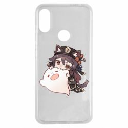 Чехол для Xiaomi Redmi Note 7 Hu Tao cat - PrintSalon