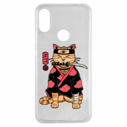 Чехол для Xiaomi Redmi Note 7 Japanese Akatsuki cat - PrintSalon