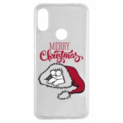 Чехол для Xiaomi Redmi Note 7 Кот саймона рождество - PrintSalon