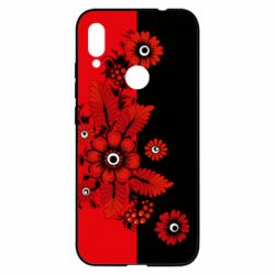 Чохол для Xiaomi Redmi Note 7 Червоні квіти - PrintSalon