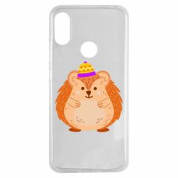 Чехол для Xiaomi Redmi Note 7 Little hedgehog in a hat - PrintSalon