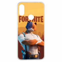 Чехол для Xiaomi Redmi Note 7 Meowscles and logo - PrintSalon