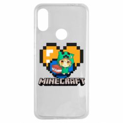Чехол для Xiaomi Redmi Note 7 Minecraft Girl