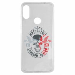 Чехол для Xiaomi Redmi Note 7 Moto skull - PrintSalon