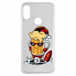 Чехол для Xiaomi Redmi Note 7 New Year's beer - PrintSalon
