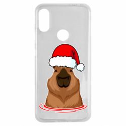 Чехол для Xiaomi Redmi Note 7 Новогодняя капибара - PrintSalon