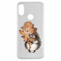 Чехол для Xiaomi Redmi Note 7 Осенний ежик - PrintSalon