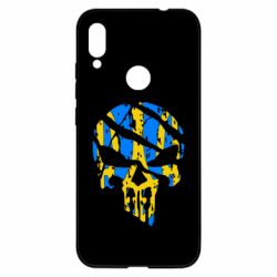 Чохол для Xiaomi Redmi Note 7 Punisher Coat of arms of Ukraine - PrintSalon