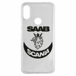 Чехол для Xiaomi Redmi Note 7 Scania SAAB logo - PrintSalon