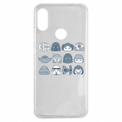 Чехол для Xiaomi Redmi Note 7 Star wars icons - PrintSalon