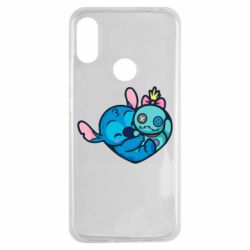 Чехол для Xiaomi Redmi Note 7 Стич с куклой - PrintSalon