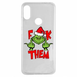 Чехол для Xiaomi Redmi Note 7 The grinch f*ck them - PrintSalon