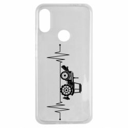 Чехол для Xiaomi Redmi Note 7 Трактор импульс - PrintSalon