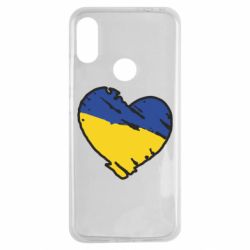 Чехол для Xiaomi Redmi Note 7 Украина сердце с царапинами - PrintSalon