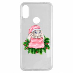 Чехол для Xiaomi Redmi Note 7 Заяц Новогодний - PrintSalon