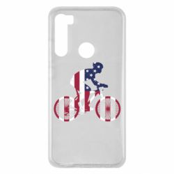 Чехол для Xiaomi Redmi Note 8 American cyclist - PrintSalon