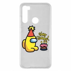 Чохол для Xiaomi Redmi Note 8 Among Us Happy Birthday - PrintSalon