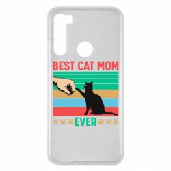 Чехол для Xiaomi Redmi Note 8 Best cat mom ever - PrintSalon
