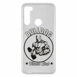 Чехол для Xiaomi Redmi Note 8 Bulldog Fitness Club - PrintSalon