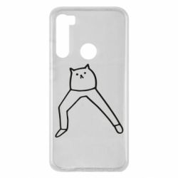 Чехол для Xiaomi Redmi Note 8 Cat in pants - PrintSalon