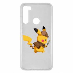 Чехол для Xiaomi Redmi Note 8 Cute Detective Pikachu - PrintSalon