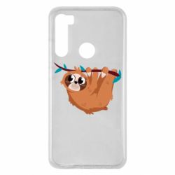 Чехол для Xiaomi Redmi Note 8 Cute sloth - PrintSalon