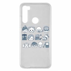Чехол для Xiaomi Redmi Note 8 Doctor who icons - PrintSalon