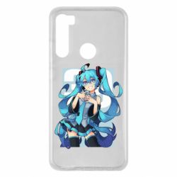 Чехол для Xiaomi Redmi Note 8 Hatsune Miku art - PrintSalon