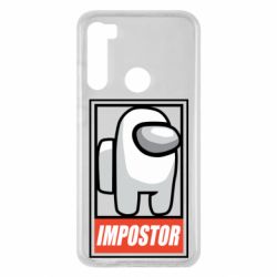 Чехол для Xiaomi Redmi Note 8 Impostor AmongUs - PrintSalon