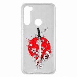 Чохол для Xiaomi Redmi Note 8 katana in sakura - PrintSalon