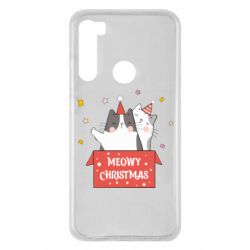 Чехол для Xiaomi Redmi Note 8 Meowy Christmas ( present box ) - PrintSalon