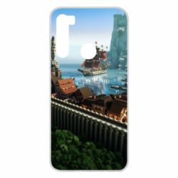 Чехол для Xiaomi Redmi Note 8 Minecraft beautiful town - PrintSalon