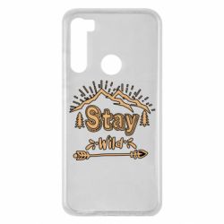 Чехол для Xiaomi Redmi Note 8 Mountains - Stay Wild - PrintSalon