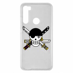 Чехол для Xiaomi Redmi Note 8 One Piece Zoro logo - PrintSalon